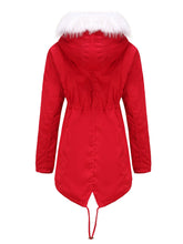 Load image into Gallery viewer, Women&#39;s Coat Daily Going Out Fall Winter Casual Waisted Solid Color Cotton Oversized Hoodie Coat