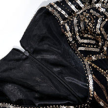 Load image into Gallery viewer, 1920S Fringed Sequin Flapper Dress