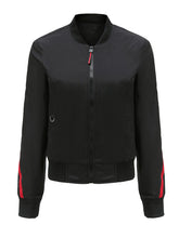 Load image into Gallery viewer, Women&#39;s Pilot Style Jacket Street Daily Fall Winter Casual Solid Color Stand Collar Sporty Jacket