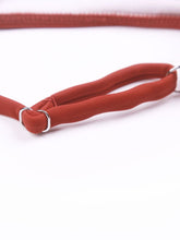 Load image into Gallery viewer, Red High Waisted Two Pieces Striated Triangle Bikini Sets