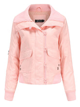 Load image into Gallery viewer, Women&#39;s Jacket Street Daily Holiday Fall Winter Turndown Collar Cotton Warm Solid Color Jacket