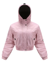 Load image into Gallery viewer, Women&#39;s Jacket Going out Fall Winter Hoodie Short Solid Color Warm Jacket