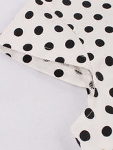 Load image into Gallery viewer, 1950s Polka Dot With Belt Vintage Dress