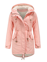 Load image into Gallery viewer, Women&#39;s Parka Coat Street Daily Winter Plush Long Coat Solid Color Oversized Fur Warm Coat