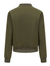 Load image into Gallery viewer, Women&#39;s Pilot Style Jacket Daily Fall Winter Casual Solid Color Stand Collar Sporty Jacket