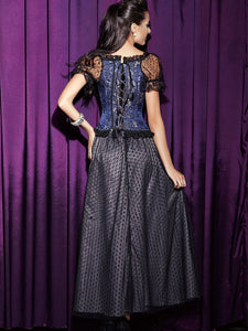 Women Black Corset 2019 Top Off The Shoulder Lace Up Waist Trainer