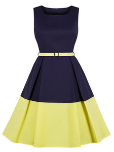 Cotton With Pocket A Line 50S Dress