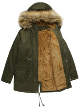 Load image into Gallery viewer, Women&#39;s Coat Street Daily Winter Plush Long Coat Solid Color Oversized Fur Warm Coat