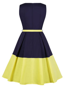 Cotton With Pocket A Line 50S Dress