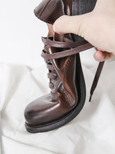 Load image into Gallery viewer, Women&#39;s Oxfords Round Toe Sheepskin Vintage Shoes