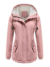 Load image into Gallery viewer, Women&#39;s Parker Coat Daily Going Out Fall Winter Casual Waisted Solid Color Oversized Hoodie Coat