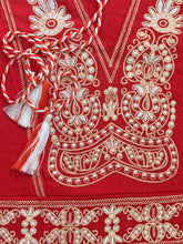 Load image into Gallery viewer, Jolly Vintage 2 Pieces Bohemian Hooded Embroidered Floral 3/4 Sleeve Boho Dress