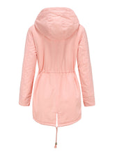 Load image into Gallery viewer, Women&#39;s Parka Coat Street Daily Winter Plush Long Coat Solid Color Oversized Fur Warm Coat