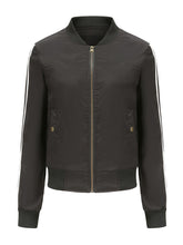 Load image into Gallery viewer, Women&#39;s Pilot Style Jacket Daily Fall Winter Casual Solid Color Stand Collar Sporty Jacket