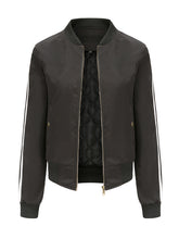 Load image into Gallery viewer, Women&#39;s Pilot Style Jacket Daily Fall Winter Casual Solid Color Stand Collar Sporty Jacket