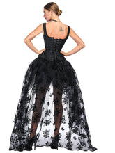 Load image into Gallery viewer, Halloween Costume Gothic Red Vintage Corset Top High Low Skirt For Women