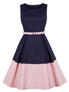 Cotton With Pocket A Line 50S Dress