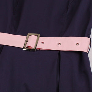 Cotton With Pocket A Line 50S Dress
