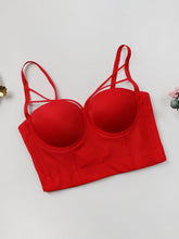 Load image into Gallery viewer, Solid Color Cut Out Corset Camisole Top