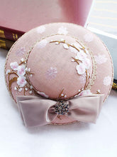 Load image into Gallery viewer, Pink Bow Embroidery 1950S Hat