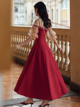 Load image into Gallery viewer, Ballet Cold Shoulder Vintage Little Black Dress