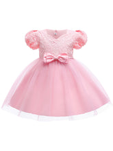 Load image into Gallery viewer, Kids Little Girls&#39; Dress Princess LaceBirthday Christening Dress