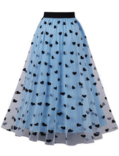 Load image into Gallery viewer, 1950S  Polka Dots High Wasit Pleated Swing Vintage Skirt