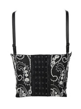 Load image into Gallery viewer, Embroidered Floral Corset Camisole Top