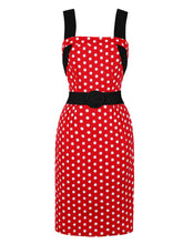 Load image into Gallery viewer, Minnie 1950s Polka Dot Bodycon Dress With Belt