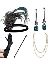 Load image into Gallery viewer, 1920s Flapper Gatsby Costume Accessories Set