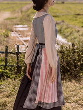 Load image into Gallery viewer, Square Collar Cottagecore Long Sleeve Vintage 1950S Swing Dress
