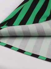 Load image into Gallery viewer, Green and Black Stripe With Pockets 50S Halloween Dress