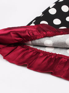 Polka Dots 1950S Vintage Sleeveless Swing Dress