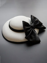 Load image into Gallery viewer, Big Sweet Bow Satin Vintage Audrey Hepburn Same Style 1950S Hat