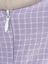 Load image into Gallery viewer, Lavender And White Plaid Vintage Halter Stellalou Same Style Easter 1950S Dress