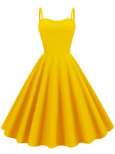 Load image into Gallery viewer, Green Strap Sleeveless 1950S Vinatge Dress