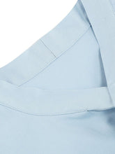 Load image into Gallery viewer, Baby Blue Bow Collar Sleeveless 1950S Vintage Shirt Swing Dress