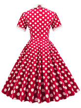 Load image into Gallery viewer, Polka Dots Peter Pan Collar 1950S Dress With Pockets