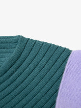 Load image into Gallery viewer, 1940S Green High Waist Knitted Sweater Long Sleeve Vinatge Dress