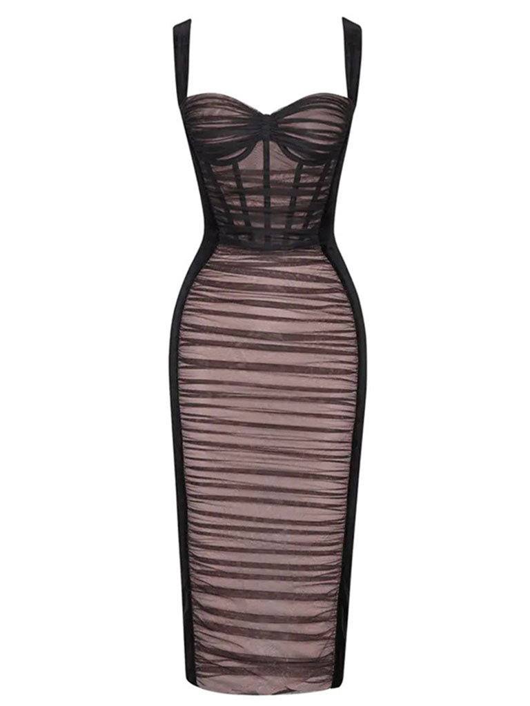 open lace back dress Wine Red Mesh Strap Corset Velvet Bodycon Dress Sexy Gown Party Dress –  Jolly Vintage