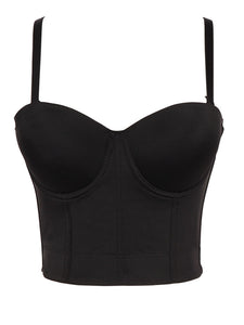 Solid Color Corset Camisole Top