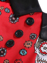Load image into Gallery viewer, 1950S Halloween Skull Printed Halter Vintage Dress