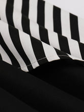 Load image into Gallery viewer, Beetlejuice Costume Spaghetti Strap Pocket Dress With Black and White Vertical Stripe