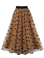 Load image into Gallery viewer, 1950S  Polka Dots High Wasit Pleated Swing Vintage Skirt