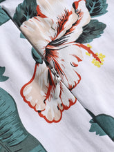 Load image into Gallery viewer, Green 1960S Floral Print Swing Vintage Dress With Belt