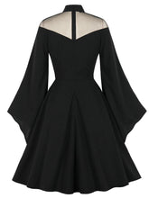 Load image into Gallery viewer, Halloween Semi-Sheer LongSleeve 1950S Vintage Dress