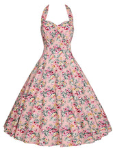 Load image into Gallery viewer, Sweet Rose Cotton 50s Swing Dress