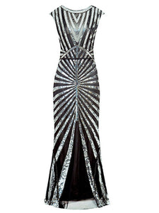 1920S Sequin Gatsby Maxi Dress
