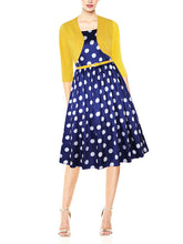 Load image into Gallery viewer, Polka Dot Printed Party 2 Piece 1950S Vintage Dress Set