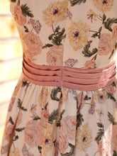 Load image into Gallery viewer, Rose Halter 1950S Vintage Dress Swing Dress